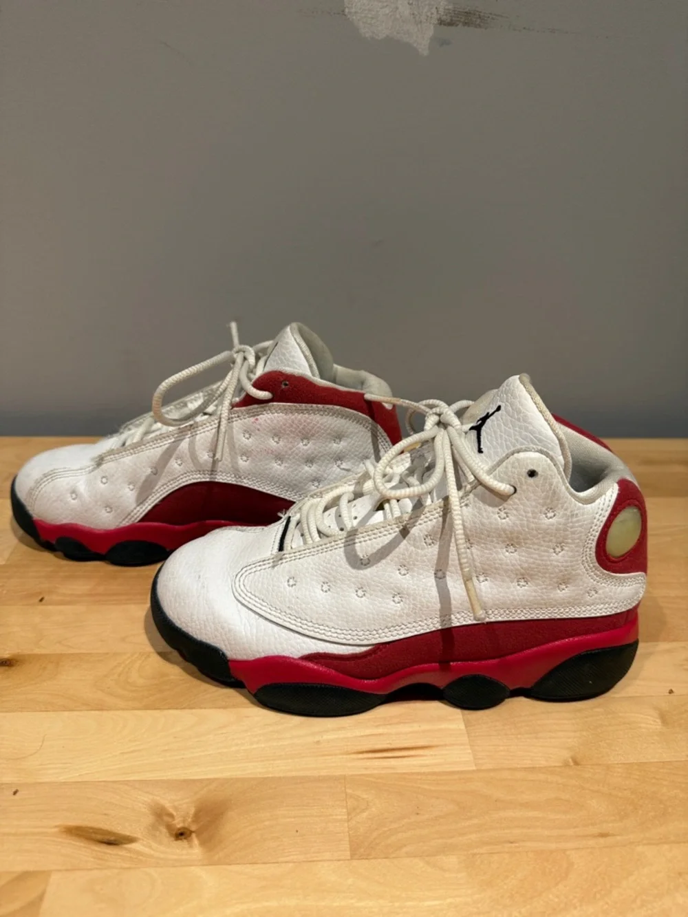 Nike Kids White, Red & Black Jordan Sneakers - Picture 2 of 3